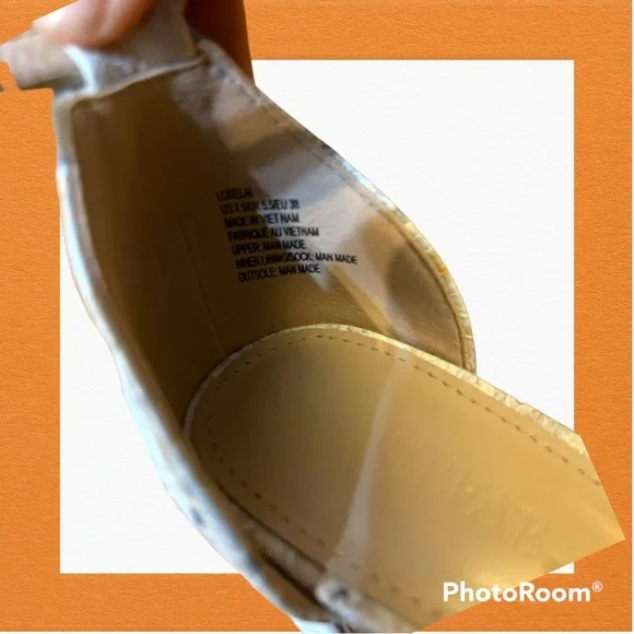 NWT  Just Fab size 7 snakeskin heels - Picture 6 of 7